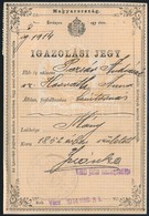 1914 Igazolási Jegy Kintornás Részére - Unclassified