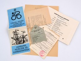 Cca 1982 Vegyes Csepel Művek Tétel: Dokumentáció, Számla, Jótállási Jegy, Karbantartási Utasítás - Unclassified