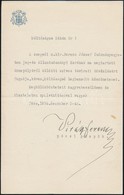 1934 Virág Ferenc Pécsi Püspök Gépelt, Aláírt Levele Iványi Béla Történész-levéltáros, Egyetemi Dékán Részére, Fejléces  - Zonder Classificatie