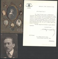 1934-1943 A Krúdy Család Iratai Fotói, Krúdy Gyula, Második Felesége, Stb., 4 Db - Unclassified