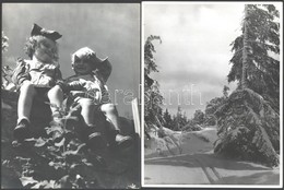 Cca 1940 Matheisel József (1908-1961) Rozsnyóbányai Fotóművész Hagyatékából 4 Db Vintage Fotó, Az Egyik Feliratozott, 23 - Other & Unclassified