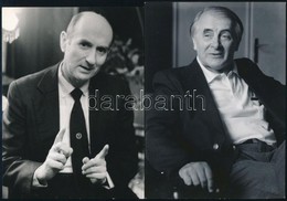 Cca 1980-1990 Erdei Katalin (1947-): 3 Db Fotója, Vitányi Iván (1925-) Politikus, Békési László (1942-) Pénzügyminiszter - Otros & Sin Clasificación