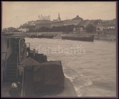 Cca 1910 Pozsony, Vár, Kartonra Ragasztott Fotó, 13,5×16,5 Cm / Bratislava, Castle - Otros & Sin Clasificación