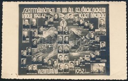 1942 Szatmárnémeti, A Szatmárnémeti M. Kir. Áll. Felsőkereskedelmi Iskola 1941-42-ben Végzett Növendékei, Kicsinyített T - Otros & Sin Clasificación