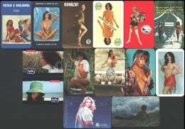 1975-2006 14 Db Kártyanaptár Nők/erotika Témában - Publicidad