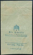Cca 1920 Sir László A 'Magyar Koronához' Karcagi Gyógyszertárának Papírtasakja - Publicidad