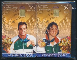 2002 Olimpiai Aranyak 8 Db Telefonkártya - Non Classés