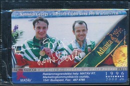 1996 Kolonics György, Horváth Csaba, Olimpia Telefonkártya Használatlan, Bontatlan Csomagolásban. Sorszámozott. Csak 200 - Non Classés