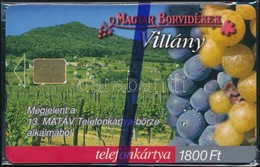 2000 Magyar Borvidékek: Villány Telefonkártya Használatlan, Bontatlan Csomagolásban. Sorszámozott. Csak 2000 Db! - Non Classés