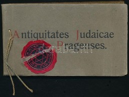 Cca 1910 Antiquitates Judaicae Pragenses - Régi Prágai Zsidó Emlékek, 25 Db Képet Tartalmazó Füzet, Szép állapotban, 9×1 - Otros & Sin Clasificación