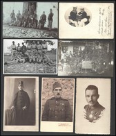 Cca 1900-1930 7 Db Katonai Fotó Lövészek, Matrózok, Csoportképek - Other & Unclassified