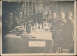 Cca 1916 Kragujevac, Tiszti étkezde, élelmezési Raktár, Hátoldalon Feliratozott Fotó, 13×17,5 Cm - Otros & Sin Clasificación