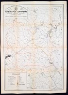 1943 A Gyergyói-havasok Vázlatos Turistatérképe, Az Erdélyi Kárpát Egyesület Kiadása, Jó állapotban, 83×59 Cm - Other & Unclassified