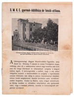 Cca 1910 Cirkvenica, A Délmagyarországi Magyar Közművelődési Egyesület Gyermek-üdülőházának és Tanuló-otthonának Ismerte - Unclassified