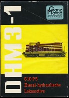 Ganz-MÁVAG DHM3-1 610 PS Diesel-hídraulische Lokomotive Német Nyelvű Prospektus - Sin Clasificación