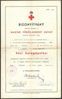 Cca 1940 3 Db Vöröskereszt Behívójegy, Bizonyítvány, Boríték - Unclassified
