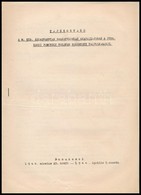 1944 M. Kir .Államvasutak Nemzetvédelmi Akadémiájának A Dunakeszi Főműhely Telepen Rendezett Tanfolyamának Leírása. Gépi - Sin Clasificación