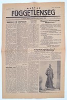 1956 A Magyar Függetlenség Forradalmi Lap 1. évf. 4. Lapszáma (nov. 1., Reggeli Kiadás), érdekes Hírekkel - Unclassified