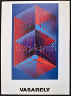 Cca 1990 Vasarely, Viktor (1908-997) Hatlapos (teljes) Mappa, Vasarely Múzeum, én, Ofszet, Papírméret:42,5 X 31 - Sin Clasificación