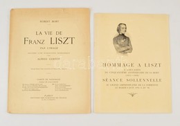1936 Hommage A Liszt, La Vie De Franz Liszt, 2 Db Képes Füzet + Meghívó - Altri & Non Classificati