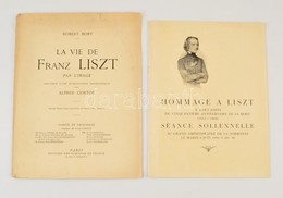 1936 Hommage A Liszt, La Vie De Franz Liszt, 2 Db Képes Füzet + Meghívó - Other & Unclassified