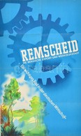 Remscheid Die Bergische Export- Und Werkzeugstadt, Plakát, Hajtott, 82×50 Cm - Sonstige & Ohne Zuordnung