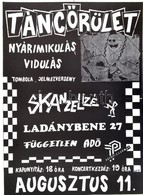 1989 Rádi Sándor (?-?): Táncőrület. Nyárimikulás Vidulás., Petőfi Csarnok 1989. Augusztus 11., Skanzelizé, Ladánybene 27 - Otros & Sin Clasificación