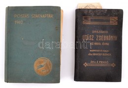 1930 Országos Utász Zsebkönyv Az 1930. évre. Szerk.: Albisi Bakcsy Elemér. Nyíregyháza, 1930, Jóba Elek. Kiadói Aranyozo - Unclassified