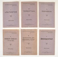 Cca 1910 6 Db Katonai Szabályzat: M. Kir. Budapesti I. Honvédkerületi Parancsnokság: Szolgálati Szabályzat, Gyakorlati S - Unclassified