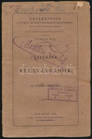 1880 Dr. Pozder Károly: Újperzsa Nyelvjárások. Értekezések A Nyelv és Széptudományok Köréből. VIII. Köt. IX. Sz. Bp.,188 - Ohne Zuordnung