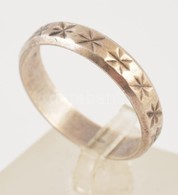 Ezüst (Ag.) Gyűrű, Jelzett, Méret:62, Nettó: 3,1 G - Other & Unclassified