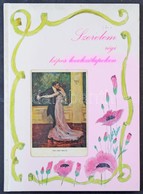 Szerelem Régi Képes Levelezőlapokon. 94 Oldal, Postcard Bt. Kossuth Nyomda Rt. Budapest, 1994. / Love On Old Postcards.  - Unclassified