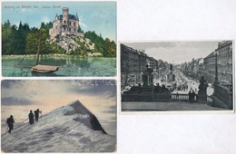 ** * 14 Db Régi Külföldi Városképes Lap / 14 Pre-1945 European Town-view Postcards - Ohne Zuordnung