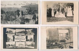 6 Db RÉGI Amerikai Városképes Lap és Fotó / 6 Pre-1920 American (USA) Town-view Postcards And Photos - Ohne Zuordnung