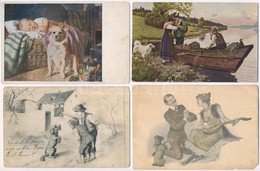 ** * 6 Db RÉGI Motívumlap: Kutya / 6 Pre-1945 Motive Postcards: Dogs - Sin Clasificación