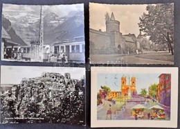 ** * 100 Db RÉGI és MODERN Külföldi Városképes Lap / 100 Pre-1945 And Modern European And Worldwide Town-view Postcards - Unclassified