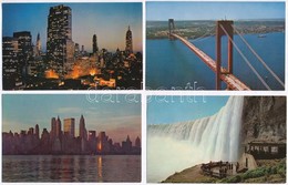 ** * 60 Db MODERN Amerikai és Kanadai Városképes Lap / 60 MODERN American (USA) And Canadian Town-view Postcards - Sin Clasificación