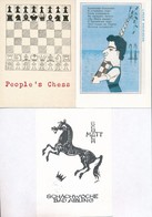 ** * 32 Db MODERN Sakk Képeslap, Vegyes érdekes Anyag / 32 Modern Chess Motive Postcards, Mixed-interesting Material - Sin Clasificación