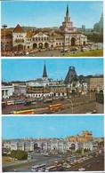 ** 10 Db MODERN Vasútállomás, Pályaudvar Képeslap, Közte 5 Moszkva / 10 MODERN Railway Station Postcards, Including 5 Mo - Zonder Classificatie