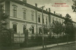 T2 1910 Balassagyarmat, M. Kir. állami Főgimnázium, 'Hirdetések Ragasztása Tilos' Feliratú Tábla A Kerítésnél. Kiadja Ho - Ohne Zuordnung