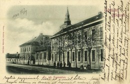 T2/T3 1903 Békés, Református Gimnázium. Kiadja Véver Oszkár (EK) - Unclassified