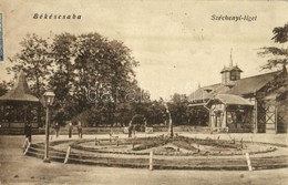 T2 1923 Békéscsaba, Széchenyi Liget, Kioszk. Belenta Albert Kiadása - Unclassified