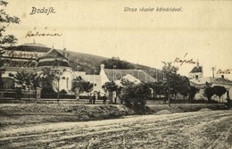 T2/T3 1926 Bodajk, Utca Részlet A Kálváriával, Spányi Villa, Kápolna, Posta. Kiadja Varga Mihály (EK) - Unclassified