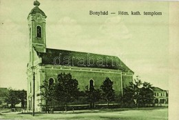 T2/T3 1920 Bonyhád, Római Katolikus Templom. Kiadja Eicher István  (EK) - Unclassified