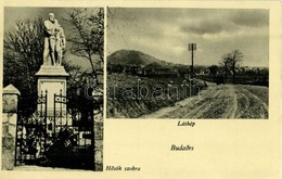 T2 1943 Budaörs, Látkép, Utca, Hősök Szobra - Unclassified