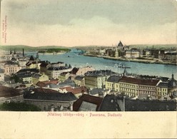 T2/T3 1905 Budapest I. Víziváros, Margit Híd, Országház, Parlament (14 Cm X 11 Cm) (EK) - Unclassified