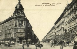 T2/T3 1913 Budapest VI. Andrássy út, Földalatti Vasúti Megállóhely, Csendőr - Sin Clasificación