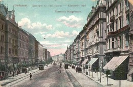 * T2/T3 Budapest VI. Erzsébet és Teréz Körút, Villamos, Royal Kávéház  (kis Szakadás / Small Tear) - Sin Clasificación