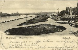T3 1905 Budapest XIII. Margitsziget, Neptun Evezős Egylet Csónakháza, Margit Híd. Divald Károly 600. Sz. (EB) - Sin Clasificación