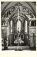 T2 1943 Budapest XIX. Kispest, Rudolf Főplébánia-templom, Belső, Diadalív-freskó - Unclassified